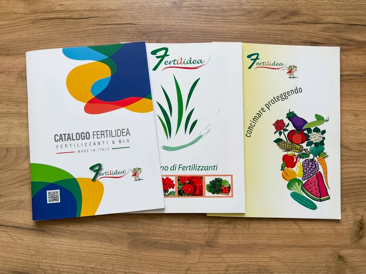 Cataloghi Fertilidea di fertilizzanti e prodotti biologici pubblicati nel corso degli anni